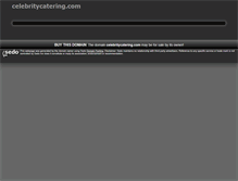 Tablet Screenshot of celebritycatering.com